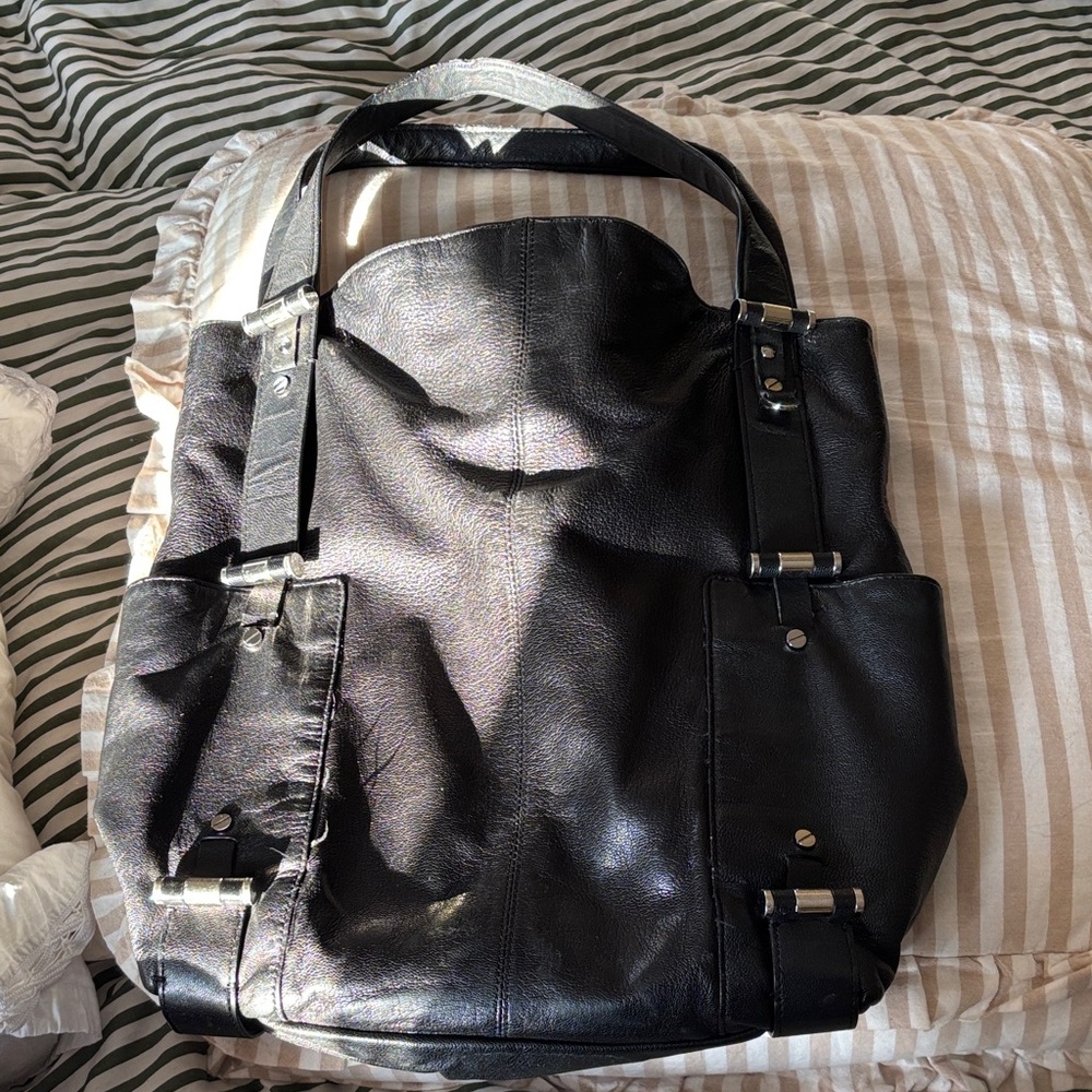 MICHAEL Michael Kors Black Leather tote